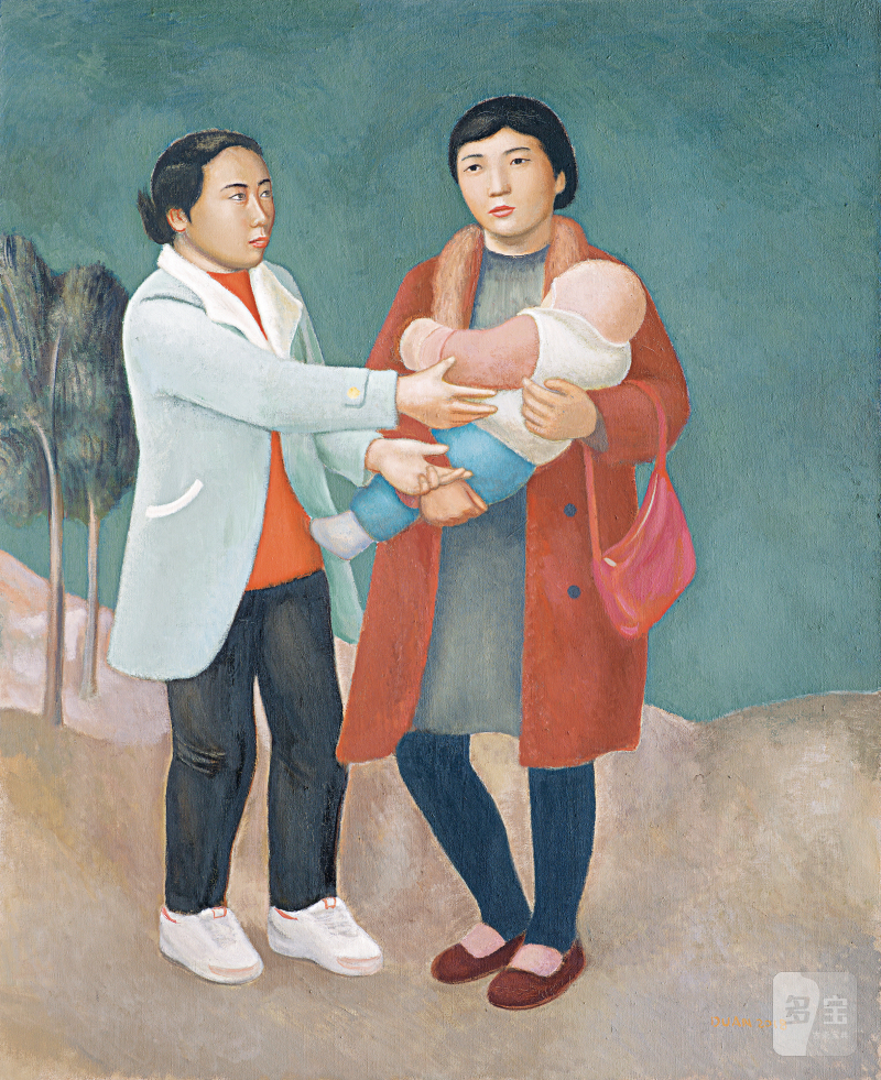 段建伟 DUAN JIANWEI (b.1961) 抱小孩 holding a child - 图2